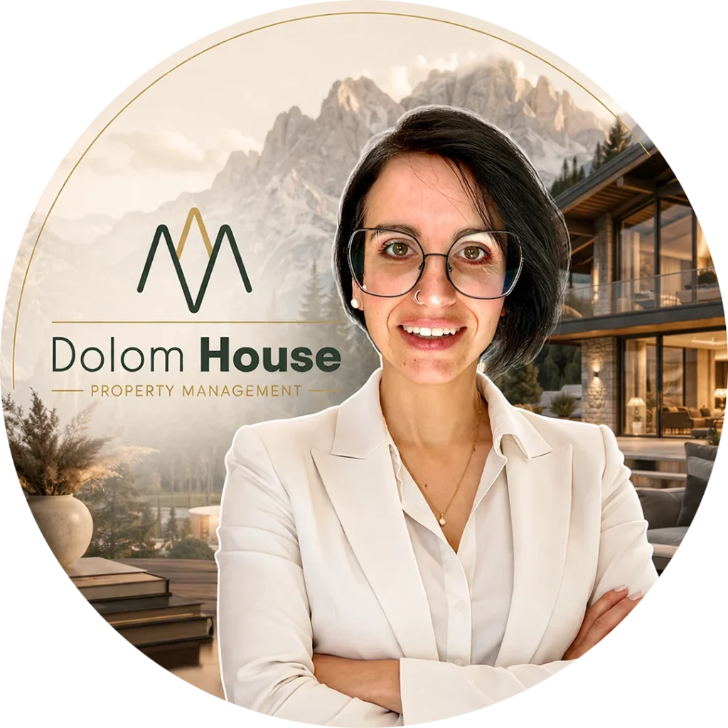 Elisabeth Sacco Sonador fondatrice di DolomHouse la realta che trasforma la gestione degli affitti turistici nelle Dolomiti in un modello organizzato - DolomHouse